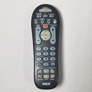 RCA RCR314WR 3-Device Universal Remote Control TV SAT DVD VCR TESTED WORKS